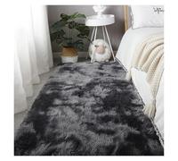 GOUSANG Super Soft Fluffy Shaggy Rug Anti-Slip Carpet 290 x 310 cm Thick Pile Height Modern Area Rugs Indoor Fluffy for Bedroom Sofa Floor Dining Room, Dark Grey