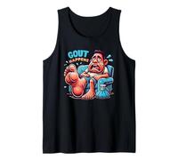Gout Happens Funny and Hilarious Silly Pain Swelling Tank Top