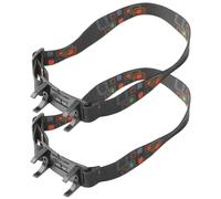 Goutdori Adjustable Flashlight Headband Holder Replacement Strap 2Pack for 24mm in Black.