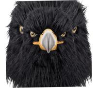 Goutdori Eagle Costume Realistic Latex Black, Halloween Animal Mask for Adults Cosplay Party.