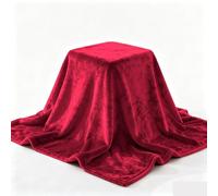 GOUTUI Fleece Blanket Sofa 85 x 170 cm Throw All Season Use Fleece Throw Blanket for Bed Soft Cosy Warm for Sofa/Couch/Bed, Red Wine