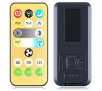 GOUYESHO E27 Univernal Wireless Switchs 3 Speed 4hour Timing Remote for Most Ceiling Fan Light Small Fan (Make sure your old remote match the pic)