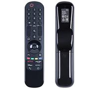GOUYESHO MR21GA Replacement Voice Magic Remote Control for LG Smart UHD OLED QNED TV 50NANO77ZPA 55NANO80UPA 60UP7670PUB 75NANO75UPA 75QNED90UPA 86QNED90UPA with Netflix Prime Video and Movies Buttons