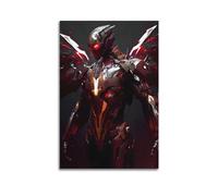GOUYOONL Superhero Poster with Armor Poster Decorative Painting Canvas Wall Posters And Art Picture Print Modern Family Bedroom Decor Posters 24x36inch(60x90cm)