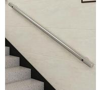 GOUZIBHD Anti-Slip Metal Hand Railings, Hand Rail for Indoor Outdoor Stairs, Modern Staircase Handrails Complete Kit, Wall Mounted Corridor Lofts Deck Support Rod(Size:80cm)