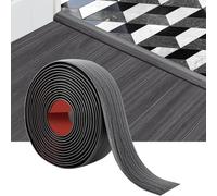 GOUZIBHD Floor Divider Strip,Floor Transition Strip,Self Adhesive Flat Divider Strip,PVC Carpet to Tile Transition Edging Trim for Door Threshold/Wood Floor(Size:8m/26.2ft)