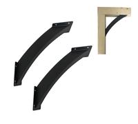 GOUZIBHD Inside Mount 45-Degree Angle Bracket 45 Degree Corner Brace for Wood Post and Beam Pergolas Gazebo,45 Degree Angle Support Bracket Metal Pergola Kit(Size:2Pack)
