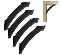 GOUZIBHD Inside Mount 45-Degree Angle Bracket 45 Degree Corner Brace for Wood Post and Beam Pergolas Gazebo,45 Degree Angle Support Bracket Metal Pergola Kit(Size:4Pack)