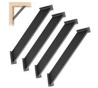 GOUZIBHD Inside Mount 45-Degree Angle Bracket,Pergola Kit Heavy Duty Connector Brace Bracket Kit,45 Degree Angle Support Bracket for Wood Structures Pergola,Porches,Gazebos(Size:4 Pcs)