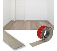 GOUZIBHD Laminate Flooring Threshold Transition Strip, Self-Adhesive Floor Transition Strip - Vinyl Threshold Ramp, Door Threshold Ramp, PVC Flat Divider Strip(Size:3m/9.84ft)