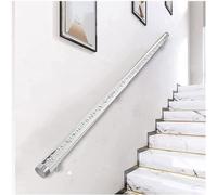GOUZIBHD Modern Acrylic Staircase Handrail,Wall-Mounted Crystal Shape Handrail,Clear Bubble Grab Bar,Non-Slip Support Railing for Dance Studios and Villas(Size:120cm/3.9ft)