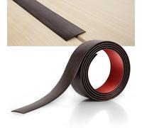 GOUZIBHD Self Adhesive Floor Transition Strip, Door Threshold Ramp for Home Floor, Flat Divider Strip, Floor Transition Strip for Mats Carpets, Flooring Transition(Size:10m/32.8ft)