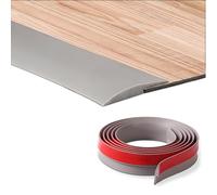 GOUZIBHD Self Adhesive Floor Transition Strip, Laminate Floor Divider Strip, PVC Threshold Trim, Overlap Edge Reducer, Carpet to Tile Edging Trim for Bridging Gaps(Size:8m/26.2ft)