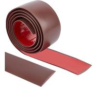 GOUZIBHD Self Adhesive Floor Transition Strips, Flat Divider Strip, Vinyl Floor Transition Strip, Carpet to Tile Edging Trim, PVC Threshold Trim Floor Divider Strip(Size:5m/16.4ft)
