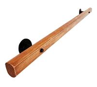 GOUZIBHD Staircase Handrails Wooden Non-Slip Stair Railing, Home Indoor Wall Mount Banister, Safety Grab Bar with Installation Kit, Modern Industrial Support Rod(Size:100cm)