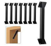 GOUZIBHD Steel Heavy Duty Corner Brace Support,45 Degree Pergola Bracket,Wooden Structures Support,45 Degree Angle Support Bracket for Indoor & Outdoor Wood Beam Support(Size:8 Pcs)