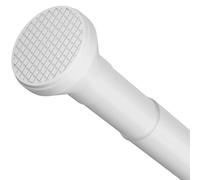 GOUZIBHD Tension Curtain Rod for Windows, No Drilling Curtain Rod,Shower Curtain Rod, Adjustable Tension Rod, Drapery Rod for Bedroom Kitchen, Clothes Hanging Rod(Size:75-114cm,Color:White)
