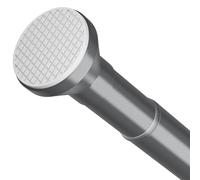 GOUZIBHD Tension Curtain Rod for Windows, No Drilling Curtain Rod,Shower Curtain Rod, Adjustable Tension Rod, Drapery Rod for Bedroom Kitchen, Clothes Hanging Rod(Size:75-114cm,Color:Gray)