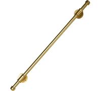 GOUZIBHD Wall Bracket Hand Railings, for Indoor Outdoor Garden Steps Stair Railing, Handrail for Stairs - Complete Kit, Metal Wrought Iron Handrail Banister Gold(Size:90cm)