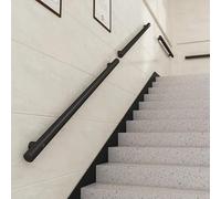 GOUZIBHD Wall Mount Industrial Staircase Handrail Hand Railing, for Bars Lofts Kindergarten Corridor Stair Railing, Safety Non-Slip Support Rod Complete Kit 1PCS(Size:120cm)