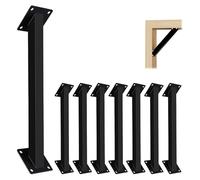 GOUZIBHD Wooden Structures Support,45 Degree Angle Support Bracket,45 Degree Pergola Bracket,Heavy Duty Corner Brace Support for Gazebos,Courtyards and Buildings(Size:8 Pcs)