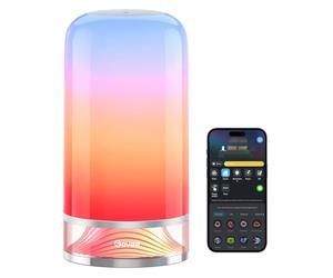 Govee Bedside Touch Table Lamp, Night Light Kids LED RGBICWW Works with Matter and Alexa, Music Sync, 70 Scene Modes, Timer, 2700-6500K Night Lamp for Bedroom, Kids, Living Room Decor(Corded Electric)