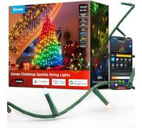 Govee Christmas Sparkle String Lights, Christmas Decorations Indoor, 30m RGBWIC Lights with 375 LEDs,140+ Dynamic Scene Modes for Holiday Decor,Smart APP Control with Alexa
