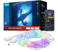 Govee Curtain Lights Pro, 960 LEDs Curtain Lights, Upgraded Smart Color Changing LED Curtain with AIGC, Dynamic DIY Wall String Lights for Bedroom Holiday Decor, Outdoor IP67 Waterproof, 5.41×5.77ft