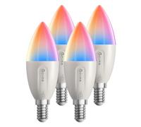 Govee E14 Smart Bulb RGBWW, 450LM, Smart Light Bulb, Work with Matter, Alexa, Google Assistant, 4.8W, DIY 16 Million Colors, 54 Scenes, 4 Pack
