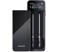 GOVEE H5192 Smart Temperature Probe - Black & Silver, Silver/Grey,Black