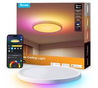 Govee LED Ceiling Light, 2400lm Smart RGBIC Ceiling Lights, Round, 30cm