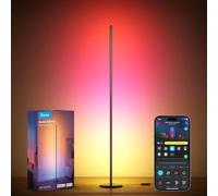 Govee LED Floor Lamp, RGBIC Corner Lamp, Works with Alexa and Matter, Black