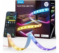 Govee LED Strip Light 2 Pro 5m, Smart RGBWWIC WiFi LED Strip Lights | Compatible with Matter, Alexa & Google Assistant, Warm Cool White, Music Sync, Bedroom Decor, TV Gaming, App Control