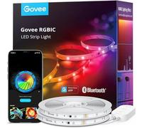 Govee LED Strip Light 20m, RGBIC Smart LED Strip Lights | Bluetooth APP Control, DIY Color Changing , Music Sync, for Bedroom Kitchen Home Decor
