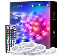 Govee LED Strip Lights - 20m RGB Colour Changing with Remote and Control Box, for Bedroom, Kitchen, 2 Rolls of 10m
