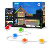 Govee Outdoor Dots String Lights, Smart RGBIC Outdoor Lights with 65 Scene Modes, 15m with 45 LED Lighting, IP65 Waterproof for Festive or Daily Decor, Works with Alexa, Matter, Google Assistant