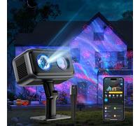Govee Outdoor Projector Light, Upgraded Laser and Aurora Star Projector with 16 RGB Patterns, 50+ Scene Modes for Indoor & Outdoor Holiday Decor, Works with Alexa, Google, Matter, IP65 Waterproof