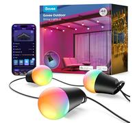 Govee Outdoor Smart String Lights 2, 15M RGBICW IP65 Garden Lights Dimmable | Outdoor Lights with 16M Color and 47 Scene Modes, 100lm per LED Last for 25,000h, Works with Alexa and Google Assistant