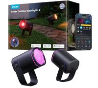 Govee Outdoor Spotlight, Waterproof Garden Lights, RGBWIC LED Outdoor Lights, Dimmable 700lm with 69 Scene Modes and 16 Million Colors for Patio, Works with Alexa, Google Assistant, and Matter. 2 Pack