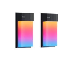 Govee Outdoor Wall Lights RGBIC, 1500LM Smart LED Wall Light with 45 Scene Modes, IP65 Waterproof for Outside Light, DIY Lighting Effects, Works with Alexa, Google Assistant and Matter, 2 Packs