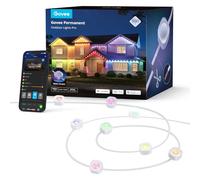 Govee Permanent Outdoor Lights Pro, IP67 Waterproof, 30M 60 LED RGBIC Warm Cold White Eaves Lights, 50lm, 75 Scene Modes for Decor, Work with Alexa and Matter, Google Assistant, White Version