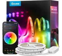 Govee RGBIC LED Light 30m, Compatiable with Alexa Smart Strip Lights | Compatiable with Google Assistant, 64+ Scene Modes Music Sync, Smart Strip Light for Bedroom Living Room, Party