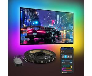 Govee RGBIC TV Backlight, 4.6M Smart Strips for 70-80 inch TVs | Wi-Fi and Bluetooth, Works Alexa & Google Assistant, 219+ Modes, Music Sync, Adapter Power