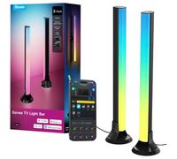 Govee RGBWIC LED Light Bars, WiFi TV Backlight Suitable for 45-70-Inch TVs | Compatible with Matter, Alexa, Google Assistant, 38cm Smart Light Bars with Multiple Placement Options for TV & PC, Black
