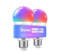 Govee RGBWW Smart Bulb E27, Work with SmartThings, Matter, Alexa and Google Assistant, WiFi Alexa Light Bulbs E27, 9W, 800LM, Music Sync, 16 Million Colors, 54 Scenes, 2 Packs