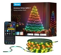 Govee Smart Christmas String Lights 20m, 200 RGBWIC LEDs Holiday Fairy Lights for Indoor & Outdoor, Shape Mapping, AIGC, App Control with 130+ Dynamic Scene Modes, Compatible with Matter, Green Cable