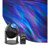 Govee Star Projector LED, RGBW Aurora Galaxy Light Projector Works with Matter & Alexa, 52+ Scenes & 16 Million Colours, 18 White Noises & Bluetooth Speaker, Kids Night Light for Bedroom Living Room