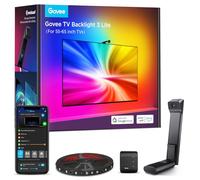 Govee TV Backlight 3 Lite with Fish-Eye Correction Function | 3.6m RGBICW Wi-Fi TV LED Backlight for 55-65 Inch TVs with Camera, 4 Colours in 1 Lamp Bead, Voice and APP Control, Adapter