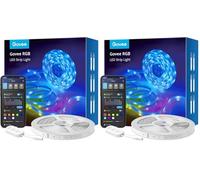 Govee WiFi LED Strip Light 5m, Smart RGB Strip, App Control, Works with Alexa and Google Assistant, Music Sync, LED Lights for Bedroom, TV, Party (Pack of 2)