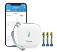 Govee WiFi Room Thermometer Hygrometer, Digital Temperature Humidity Meter | App Alerts, 50m 2.4GHz WiFi Transmission Range, 2-Year Free Data Storage and Export, for Baby Room, Home, Garage, Greenhouse